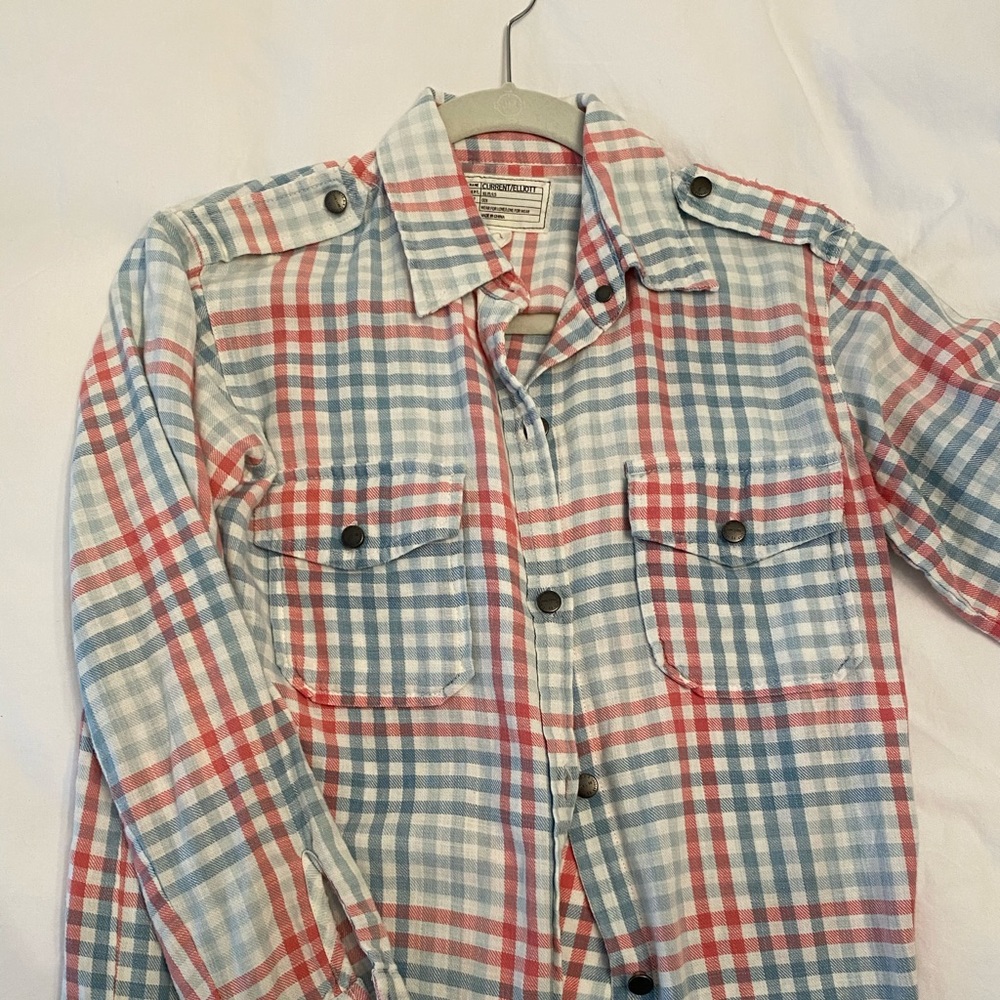 Current Elliot Plaid Shirt